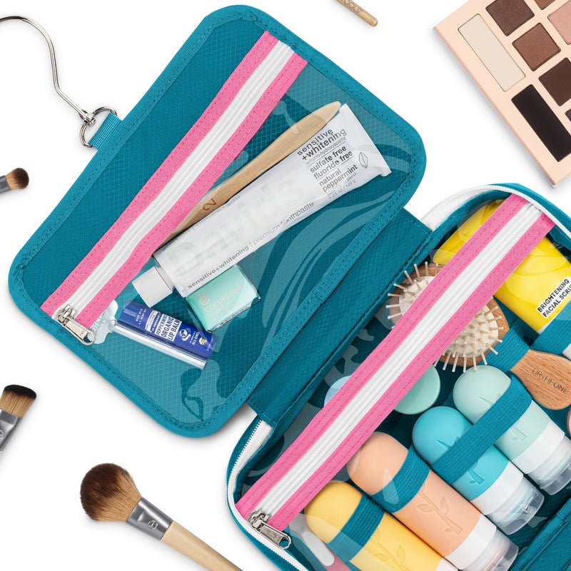 Eco Sun Hanging Travel Toiletry Bag â€” Designed in Hawaii â€” Water-resistant Travel Organizer for Bathroom Accessories - Image 2