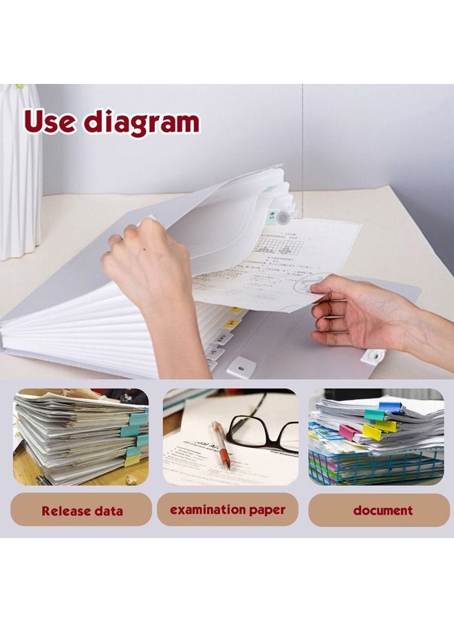 XIANGYU - Simple Plastic Pockets Expanding Print Expanding File Folder With Handle - Image 1