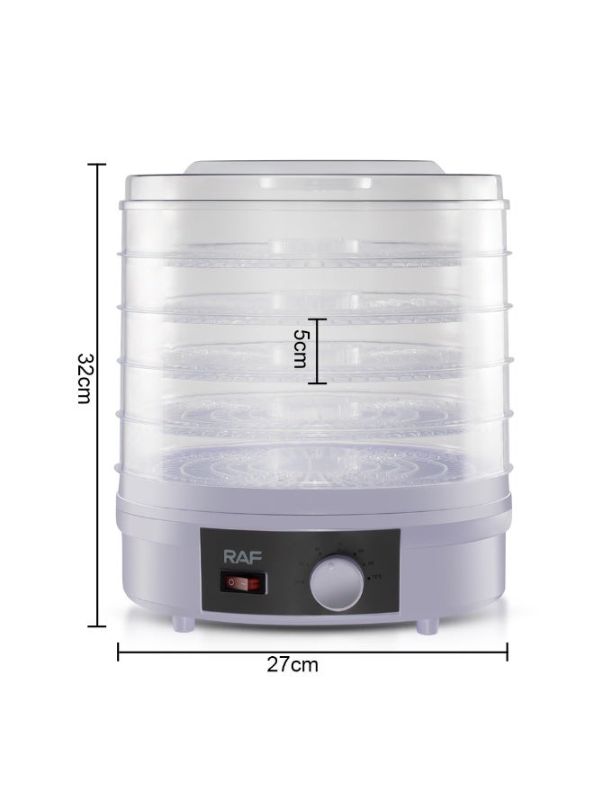 RAF High-capacity Five Layer Tray Mute Low Noise Electric Dried Fruit Machine Food Dehydrator for Jerky Fruits Herbs Veggies - Image 2