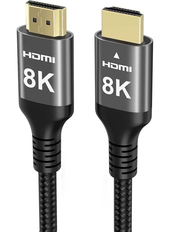 High-Speed HDMI & USB-C Braided Cable – Compatible with PS5, Xbox, Laptop, TV, Projector and More - Image 1