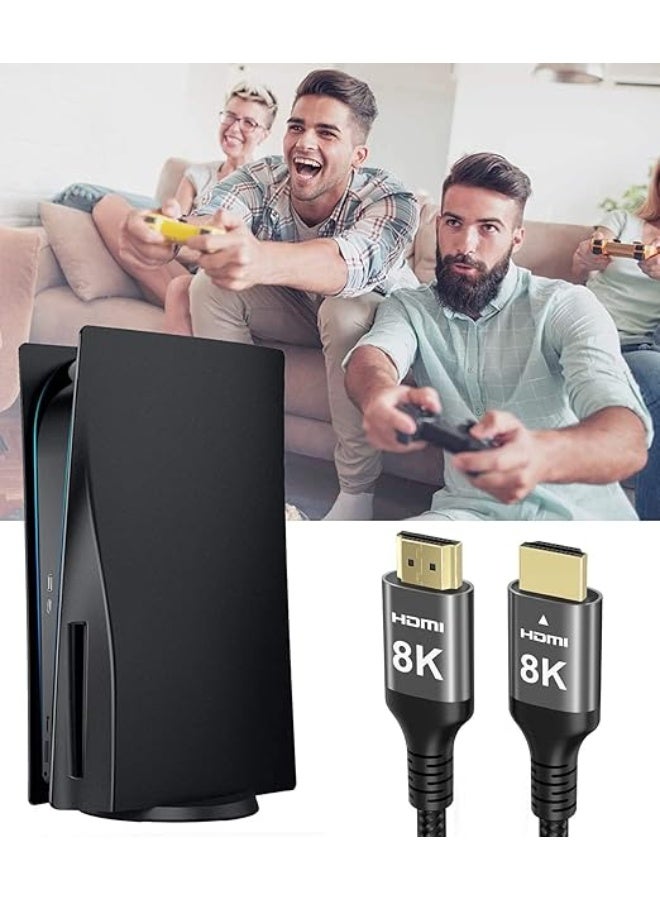 High-Speed HDMI & USB-C Braided Cable – Compatible with PS5, Xbox, Laptop, TV, Projector and More - Image 4