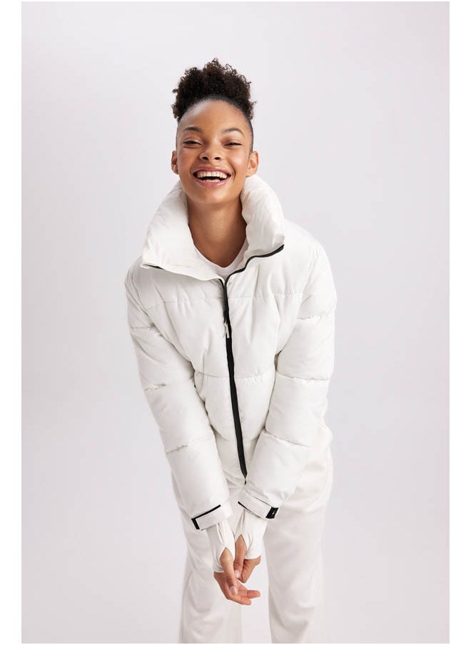 DeFacto Woman Regular Fit Hooded Coat  - Image 2