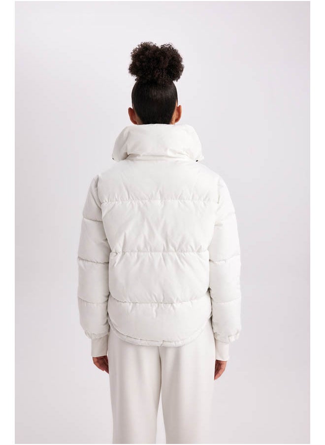 DeFacto Woman Regular Fit Hooded Coat  - Image 4
