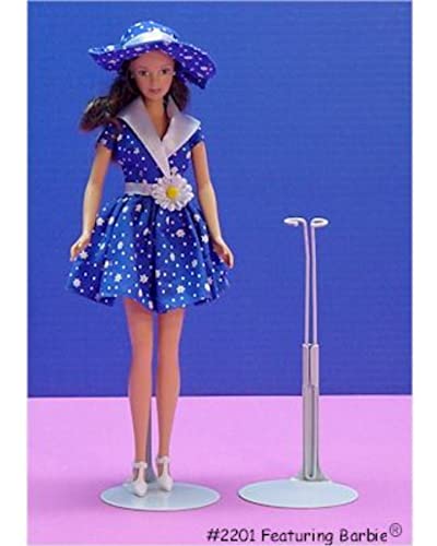 Kaiser Doll Stand 2201 - White Doll Stand for 11" to 12" Small-Waisted Fashion Dolls, 6-Pack - Image 3