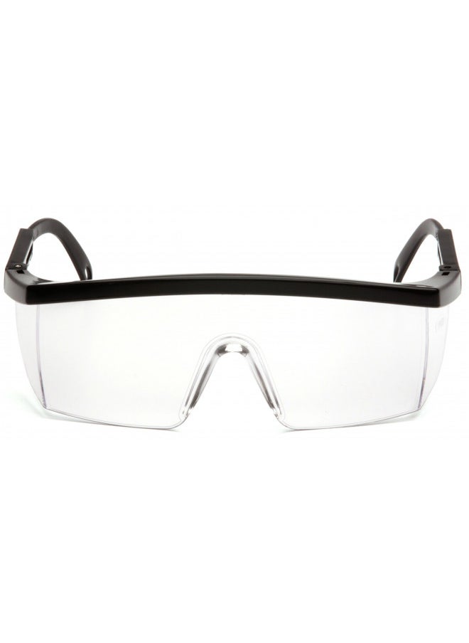 Pyramex Safety Pyramex Integra Safety Eyewear, Clear Lens With Black Frame  - Image 2