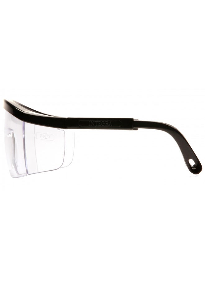 Pyramex Safety Pyramex Integra Safety Eyewear, Clear Lens With Black Frame  - Image 3