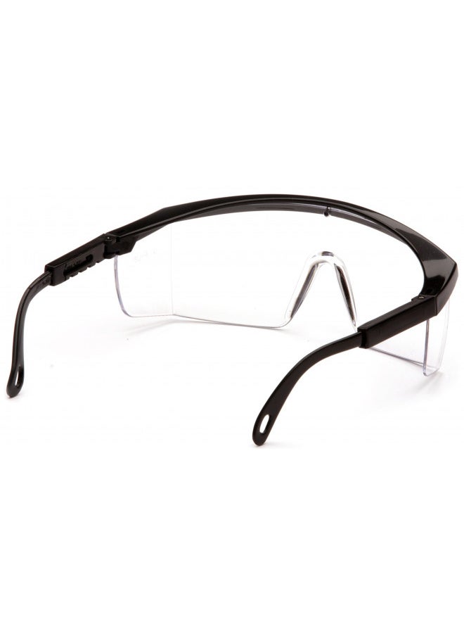 Pyramex Safety Pyramex Integra Safety Eyewear, Clear Lens With Black Frame  - Image 4
