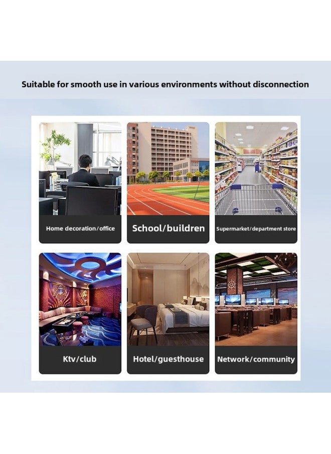 Generic CAT8FTP Network Cable E-sports Game 10 Trillion High-speed Network Cable Computer Broadband Router Cable Super Eight Types Of Network Cable-Color:Black-Line Length:3m  - Image 2