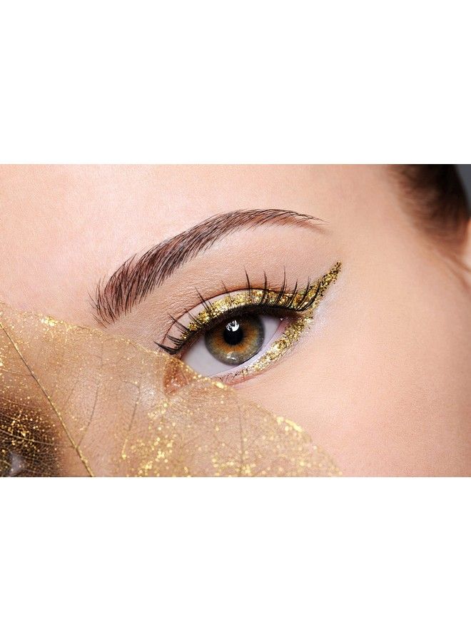 krayons آيلاينر إنستا دراي المتلألئ رمادي ذهبي مقاوم للماء يدوم طويلاً 7 مل لكل عبوة (عبوة من 2) - Image 5