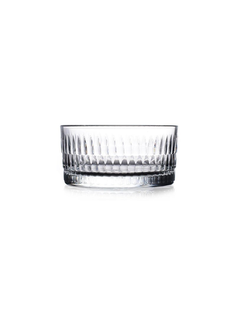 باساباتشي Pasabahce Rain Round Bowls Set of 6Pcs -300ml-Turkey Made Clear - Image 2