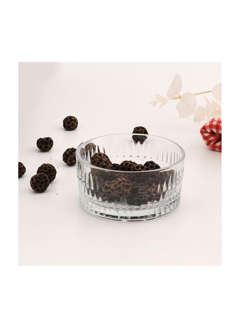 باساباتشي Pasabahce Rain Round Bowls Set of 6Pcs -300ml-Turkey Made Clear - Image 5