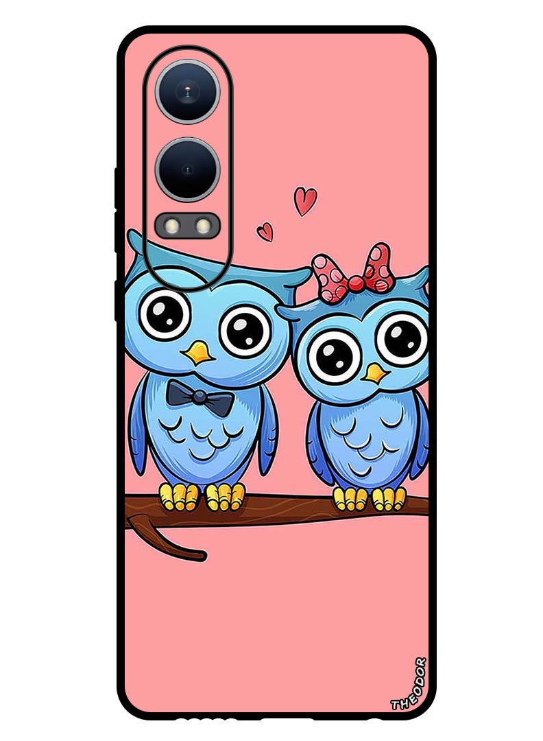 Theodor Protective Case Anti Scratch Shock Proof Bumper Cover For Oppo K12x (China) Love Birds - Image 1