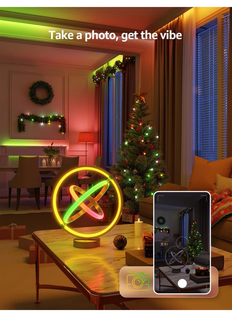 Lepro TB1 AI Table Lamp, Smart LED Lamp with Music Sync, Personalized AI Lighting Designer, Gift, Colour Changing DIY, Voice Cotrol, Works with Alexa & Google Assistant, Bluetooth & 2.4GHz WiF - Image 5