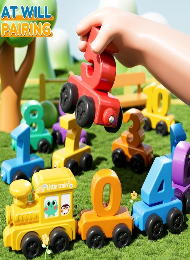 JUKUDAHU Magnet Number Train Set for Toddlers 1 2 3 4 Years Old - Counting Toy, Color Sorting Toy, Preschool Educational Activities, Learning Toy, Train Birthday Gifts for Boys Girls 1-3, 2-4 - Image 3