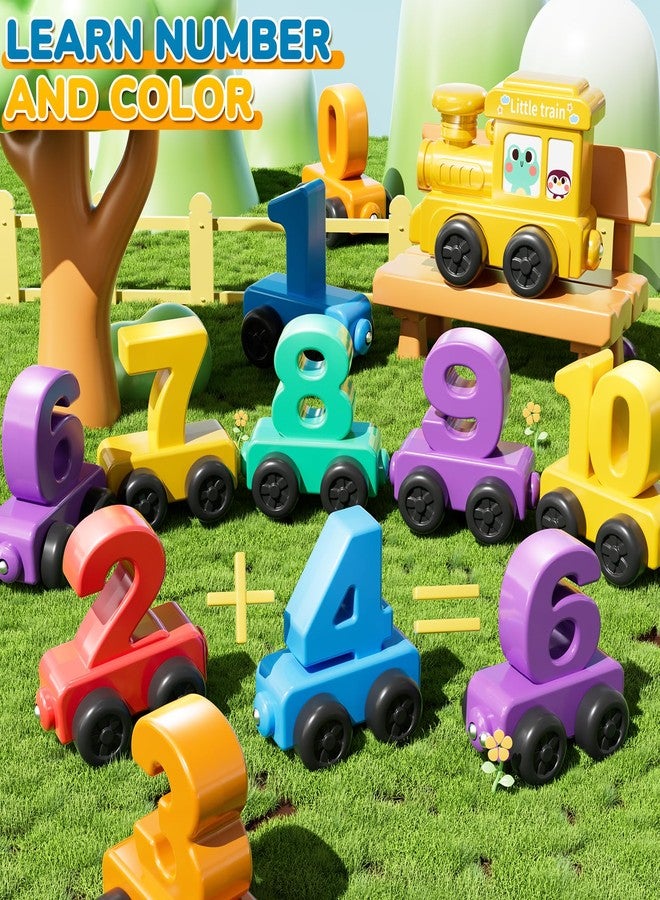 JUKUDAHU Magnet Number Train Set for Toddlers 1 2 3 4 Years Old - Counting Toy, Color Sorting Toy, Preschool Educational Activities, Learning Toy, Train Birthday Gifts for Boys Girls 1-3, 2-4 - Image 5