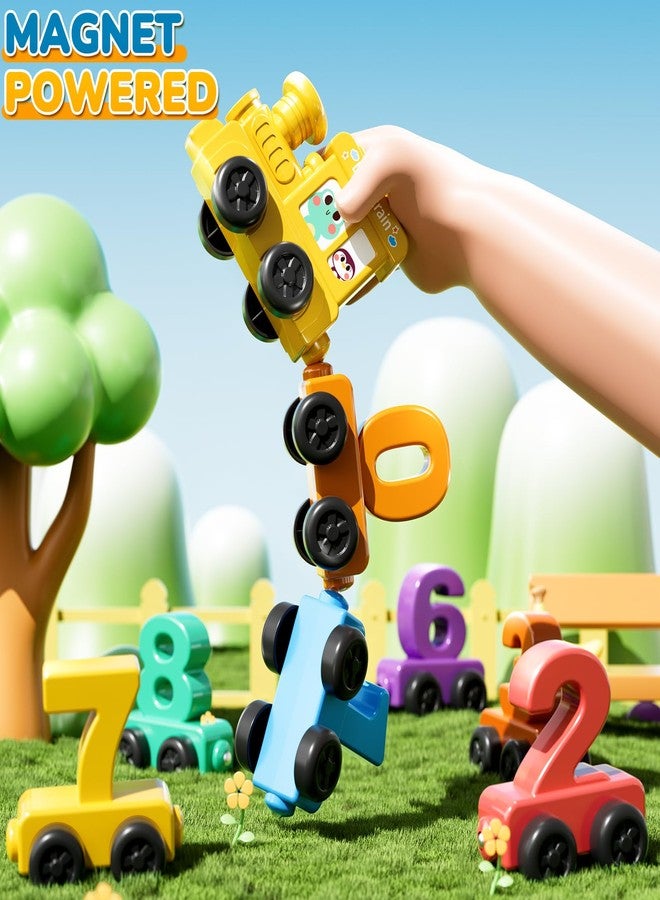 JUKUDAHU Magnet Number Train Set for Toddlers 1 2 3 4 Years Old - Counting Toy, Color Sorting Toy, Preschool Educational Activities, Learning Toy, Train Birthday Gifts for Boys Girls 1-3, 2-4 - Image 2