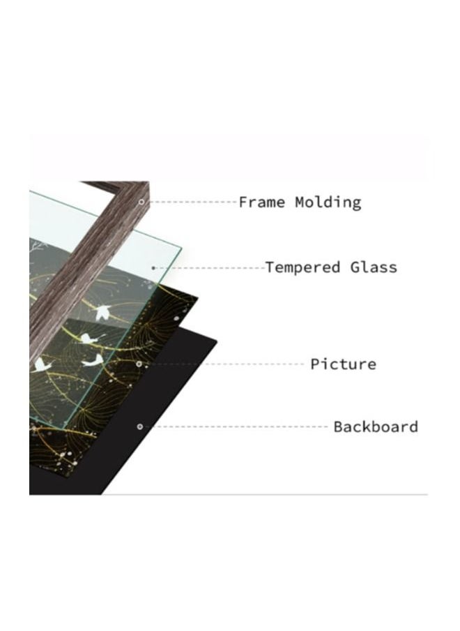 Generic - Foldable Wooden Photo Frame:Versatile Display Solution for Cherished Memories (2 photos) (Grey) - Image 1