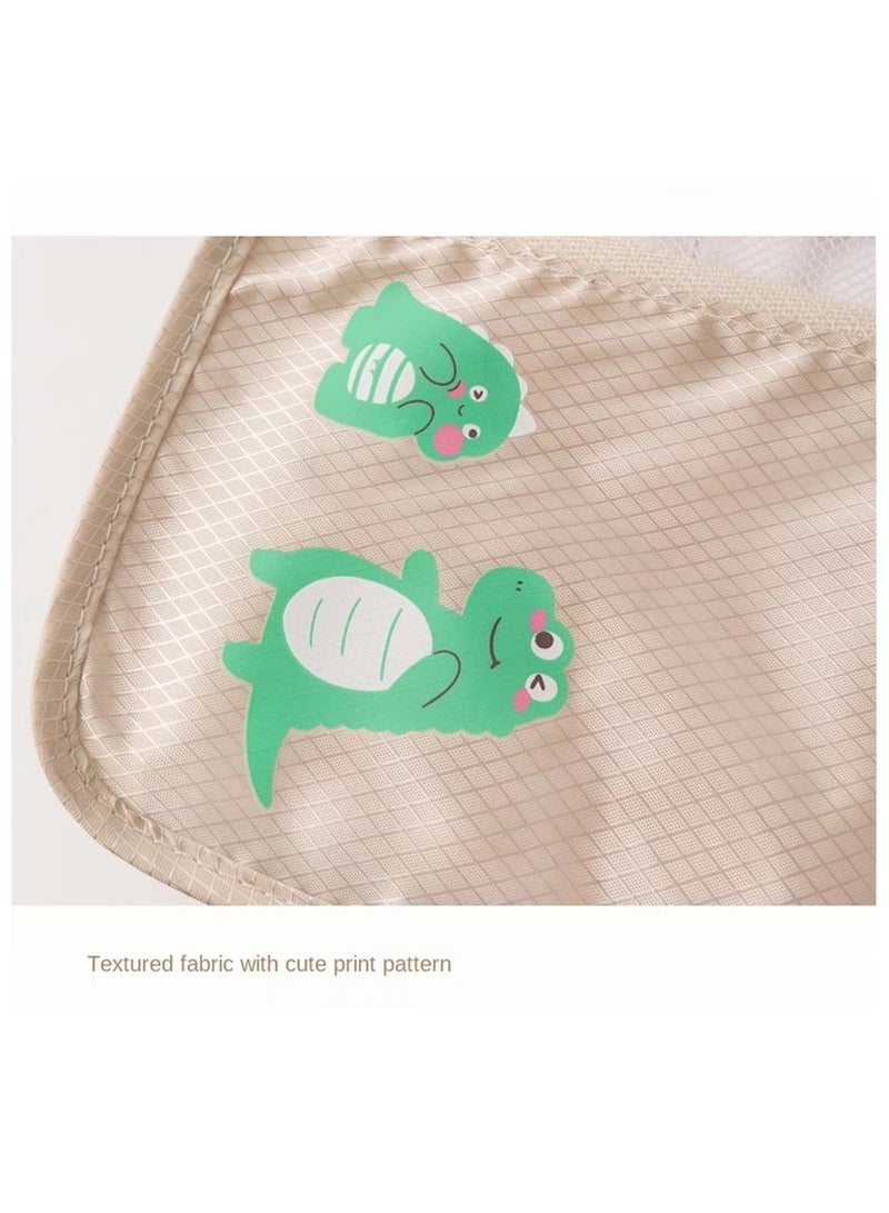 طقم تخزين كرتوني للسفر مكون من 5 قطع مع وظيفة حقيبة ظهر - حقيبة شبكية، حقيبة أحذية، حقيبة ظهر، حقيبة ملابس داخلية، جيب برباط - قماش أكسفورد - Image 5