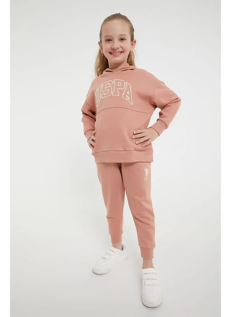 يو اس بولو اسن BASE. Polo Assn. Base. Polo Assn Licensed Classic Tile Girl Child Tracksuit Set