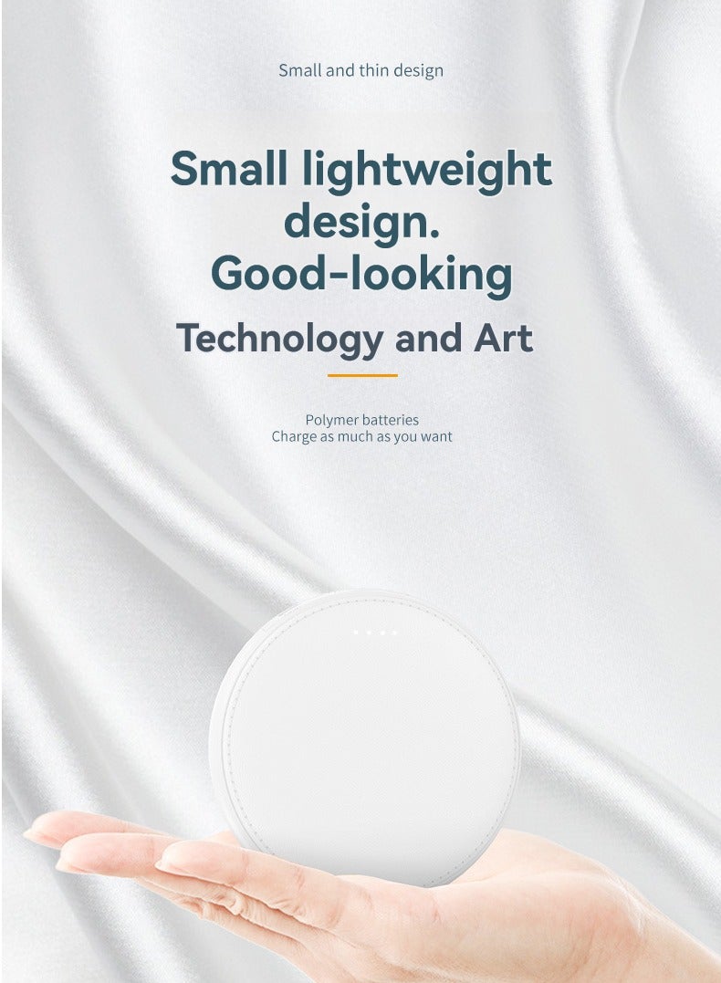 جيج بي في يأتي بنك الطاقة مزودًا بكابل بنك طاقة محمول بقوة 10000 مللي أمبير في الساعة قوة متنقلة صغيرة محمولة - Image 5