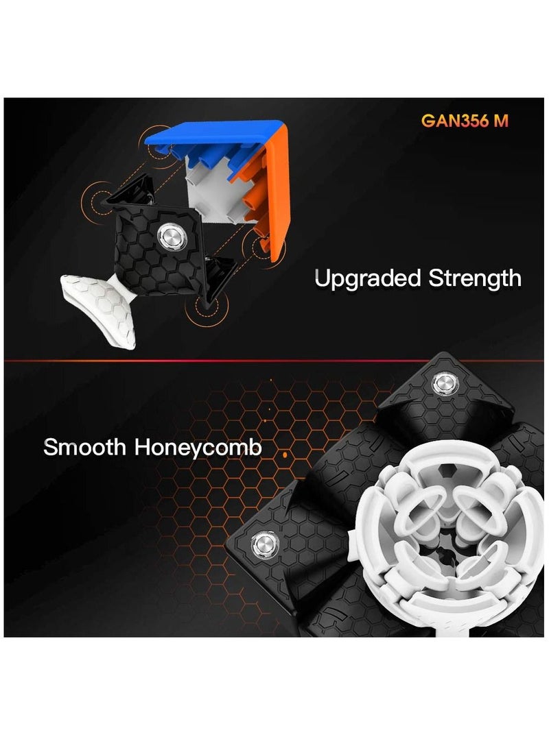 GAN 356 M 3x3 Magnetic Speed Cube Stickerless Lite ver no Extra GES - Image 4