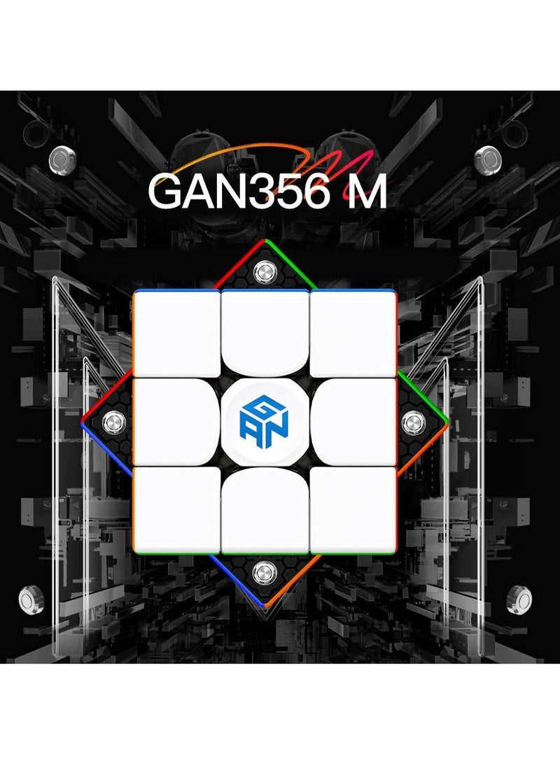 GAN 356 M 3x3 Magnetic Speed Cube Stickerless Lite ver no Extra GES - Image 2
