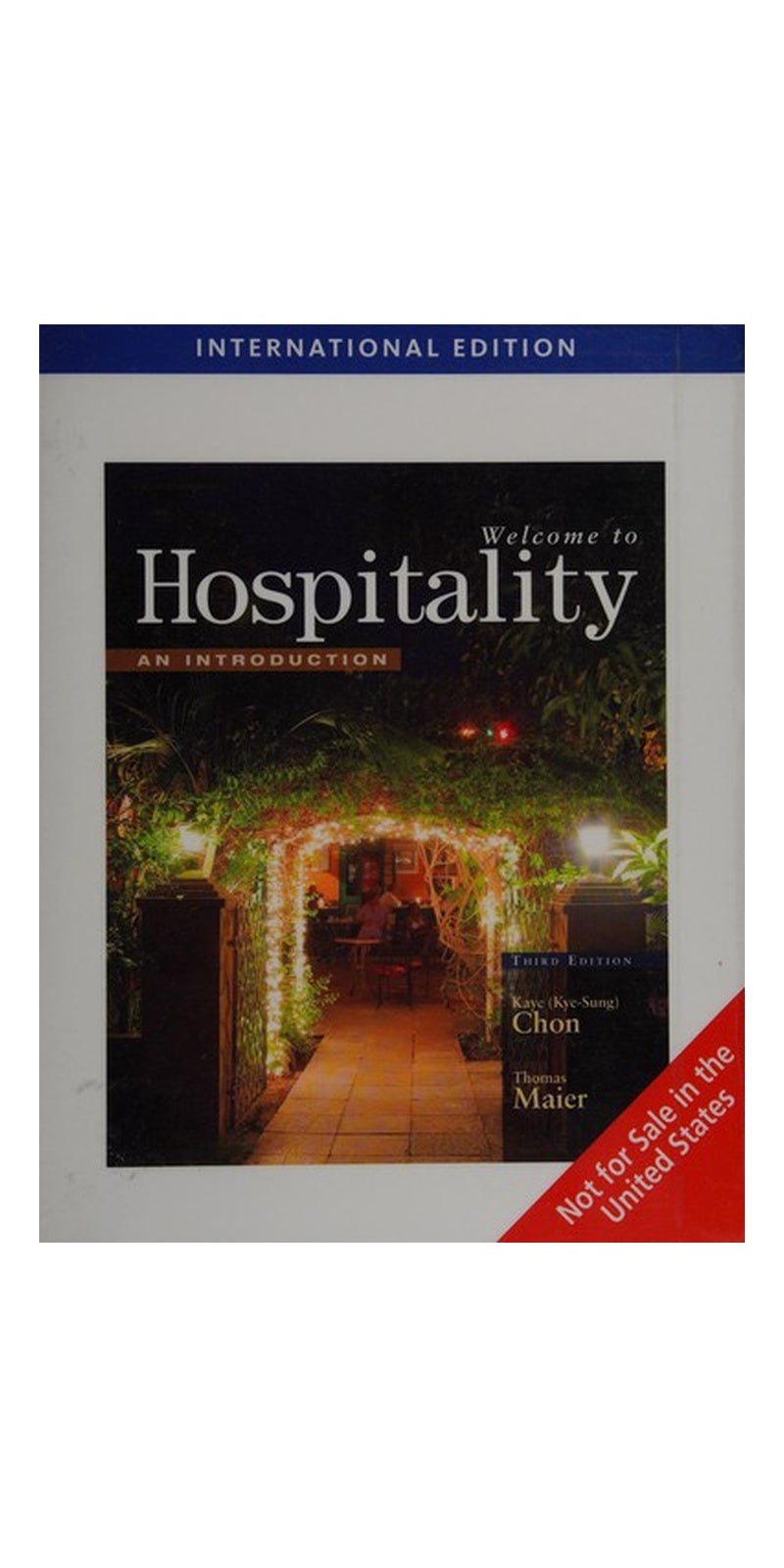Welcome to hospitality-- an introduction | Authored by K. S. Chon | Paperback | 3rd ed | Published by Delmar