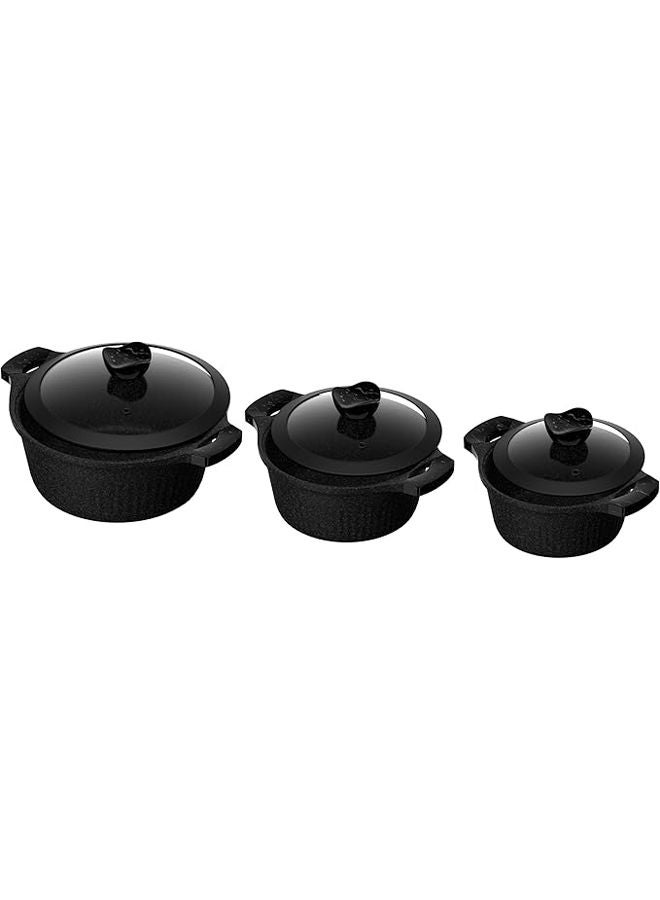 كوك ان عبود طقم 6 قطع جرانيت مصبوب 18-24-28 سم - Image 2