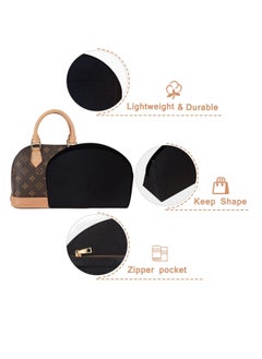 Y&D Sturdy Purse Insert Organizer Bag in Handbag, Tote Organizer, Inside Pocketbook Women, Fits Alma BB PM for Women Liner  - Image 5