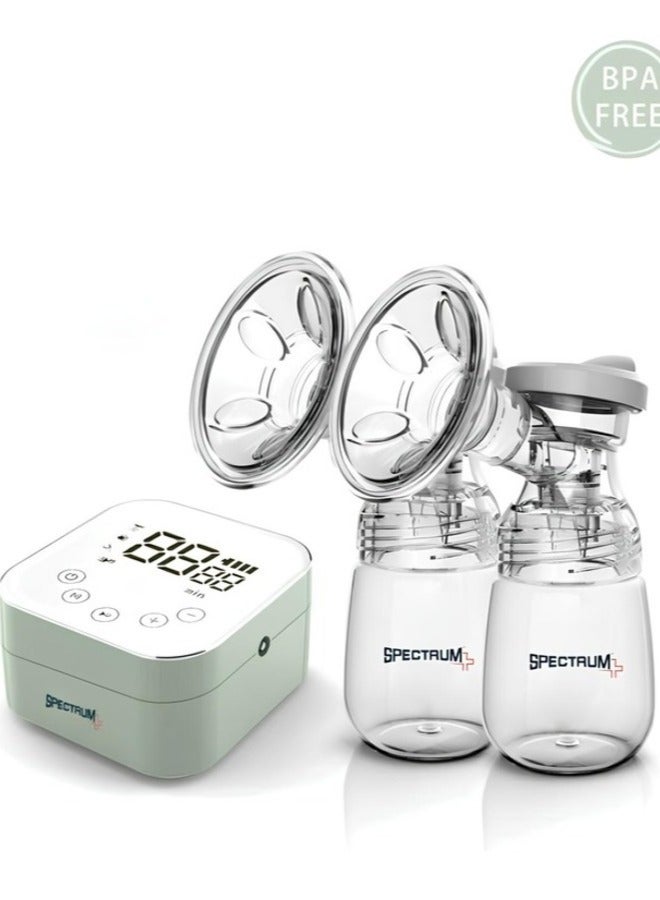 Spectrum Electric Breast Pump Easy Comfort Natural Breast Pump Breastfeeding Pump with 4 Modes & 9 Levels, Ultra-Quiet, BPA Free, Rechargeable Breast Milk Pump for Home and Travel - Image 4
