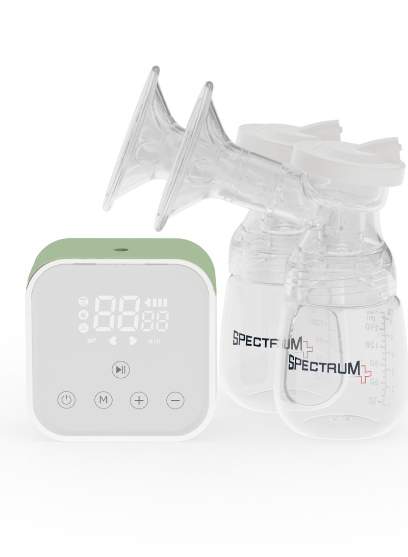 Spectrum Electric Breast Pump Easy Comfort Natural Breast Pump Breastfeeding Pump with 4 Modes & 9 Levels, Ultra-Quiet, BPA Free, Rechargeable Breast Milk Pump for Home and Travel - Image 2