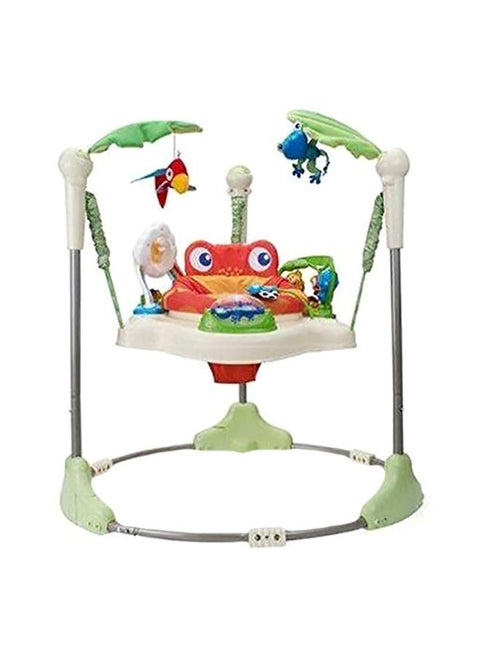 Adjustable Walker With Seat And Jumper