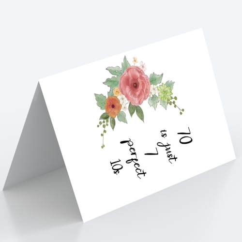 Mcduldul Funny 70th Birthday Card Gifts for Women | Happy 70th Birthday Decorations for Her Wife Mom Aunt Sister Friend Grandma | Best Gifts for 70 Year Old Woman - Image 3