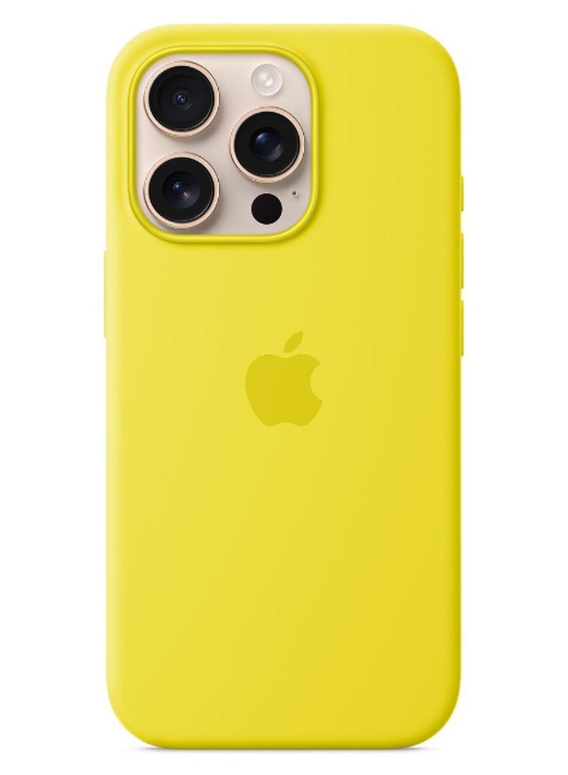 Apple iPhone 16 Pro Silicone Case With MagSafe - Star Fruit - Image 1