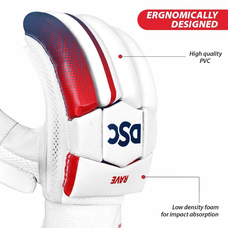 DSC Rave Cricket Batting Gloves, Size - Mens, Right Hand - Image 2