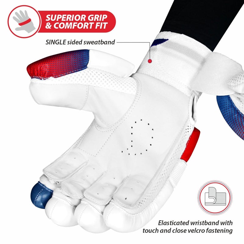 DSC Rave Cricket Batting Gloves, Size - Mens, Right Hand - Image 4