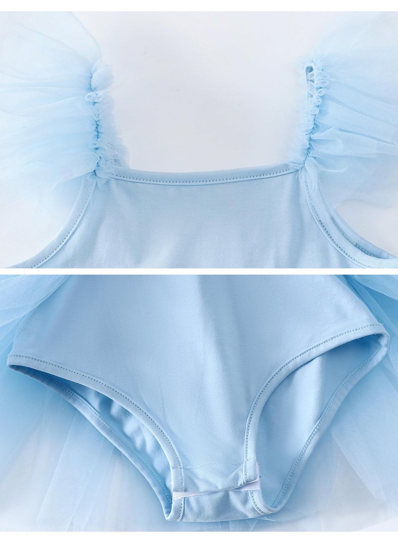 Dance Ballet Tutu Leotard Ballerina Outfit for Girls Toddler Dance Tutu Dress Princess Dress   5-6 Years - Image 5