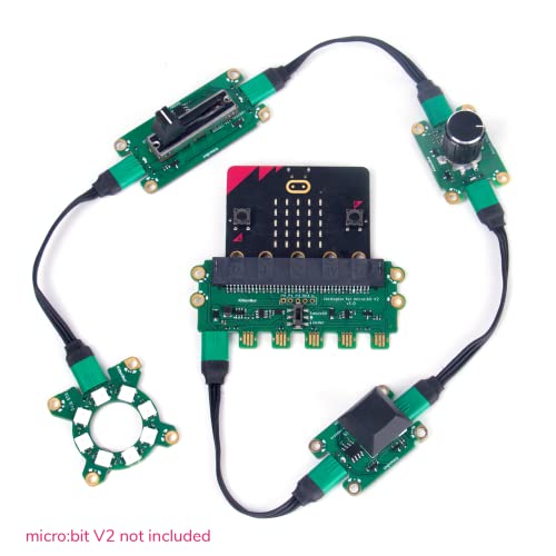 KittenBot Jacdac Starter Kit A with Jacdaptor for Micro:bit V2, Connect and Code Electronics Instantly, for Microsoft Makecode Arcade(Without Micro:bit) - Image 2