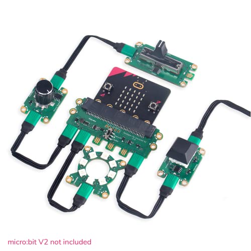 KittenBot Jacdac Starter Kit A with Jacdaptor for Micro:bit V2, Connect and Code Electronics Instantly, for Microsoft Makecode Arcade(Without Micro:bit) - Image 3