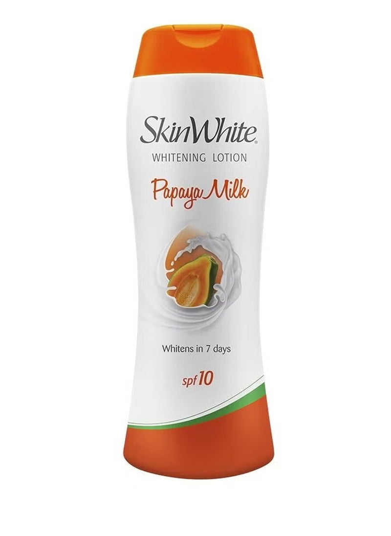 skin white Skin white Natural Papaya Milk White Lotion SPF10 200 ml 