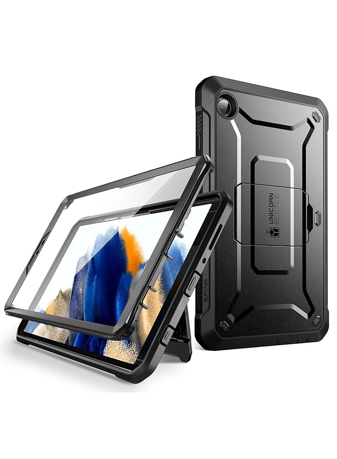 SupCase Unicorn Beetle Pro Case For Samsung Galaxy Tab A9 8.7 Inch 2023 With Built In Screen Protector And Kickstand Full Body Rugged Protective Case Black - Image 1