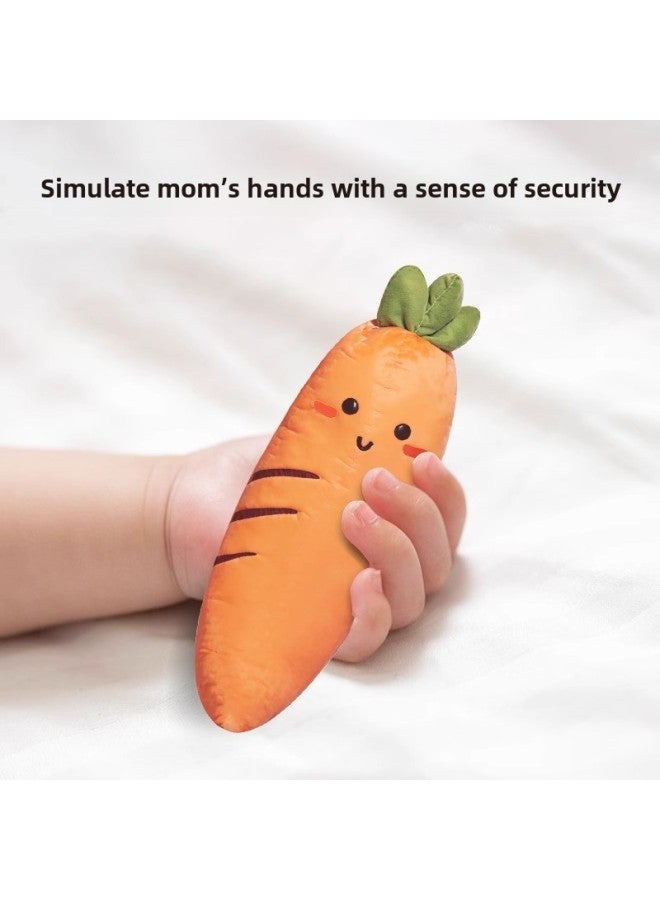 Baby Anti-Jumping Hand-held Circle Doll Baby Soothing Hand-held Rope Sleeping Toy Sleeping Artifact Band Rope Class A-Color:Carrot Meaning: Wind And Rain⭐3d High Quality Cotton  - Image 5