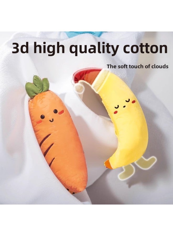 Baby Anti-Jumping Hand-held Circle Doll Baby Soothing Hand-held Rope Sleeping Toy Sleeping Artifact Band Rope Class A-Color:Carrot Meaning: Wind And Rain⭐3d High Quality Cotton  - Image 4