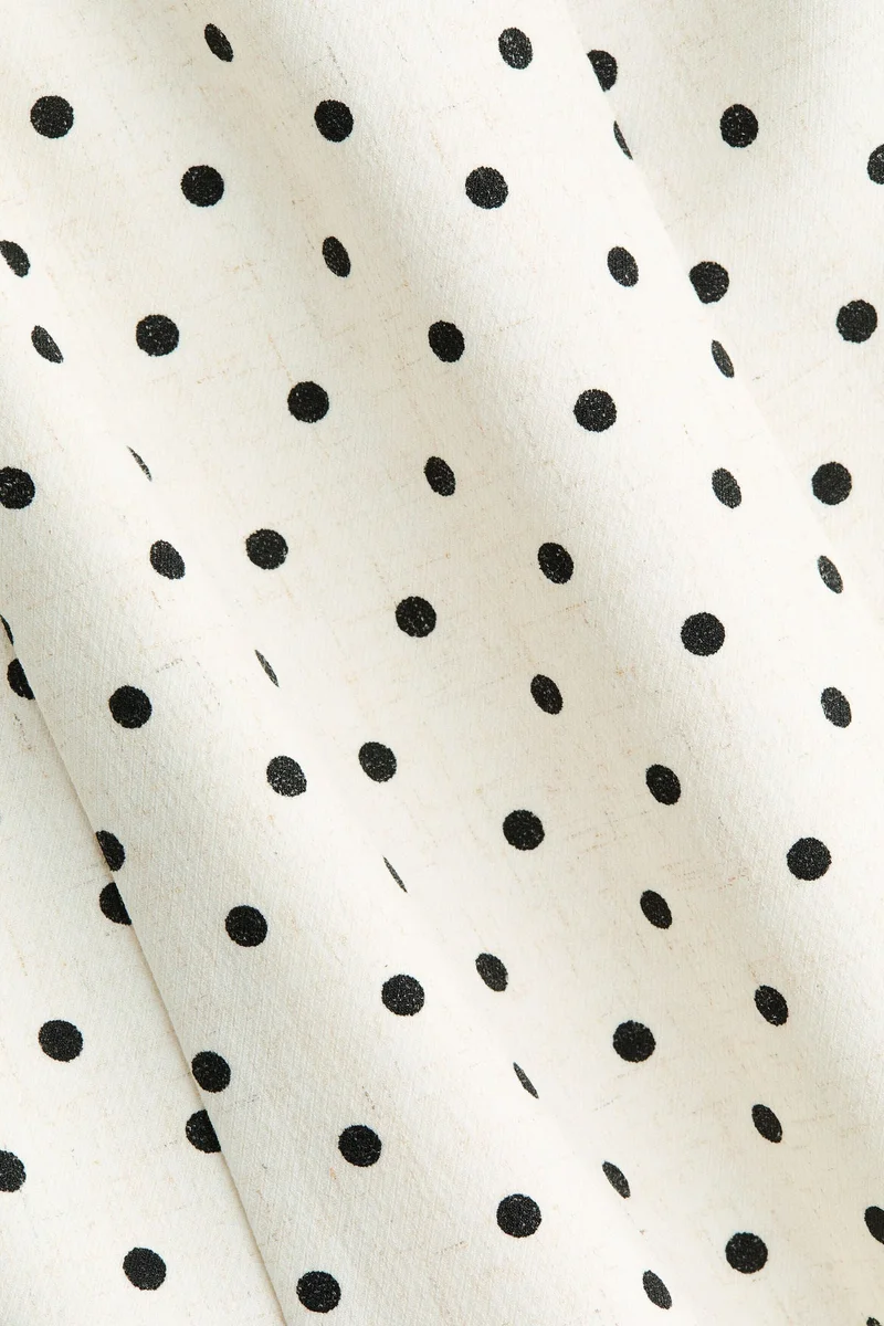 H&M  Square-neck flared-skirt dress for Women | Best Price UAE