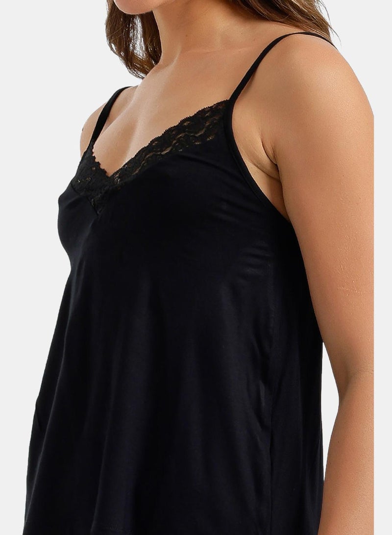 Carina Lace-Trim Pyjama Set - Image 5