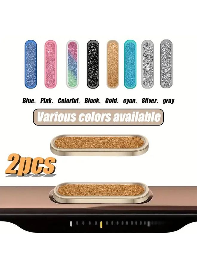 Glitter Metallic Camera Button For Iphone 16 Plus Silvery Touch Control Protective Film - Image 2
