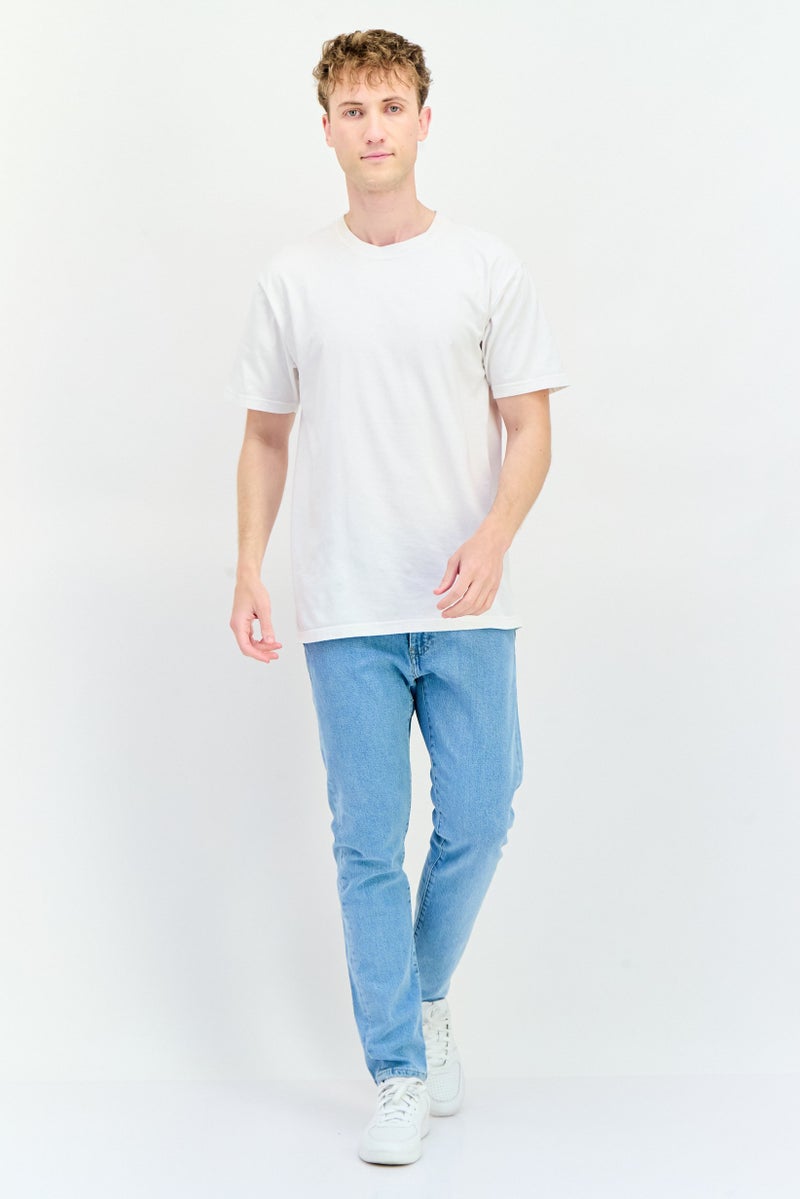 DOCKERS Men Skinny Fit Washed Stretchable Denim Jeans, Blue  - Image 4