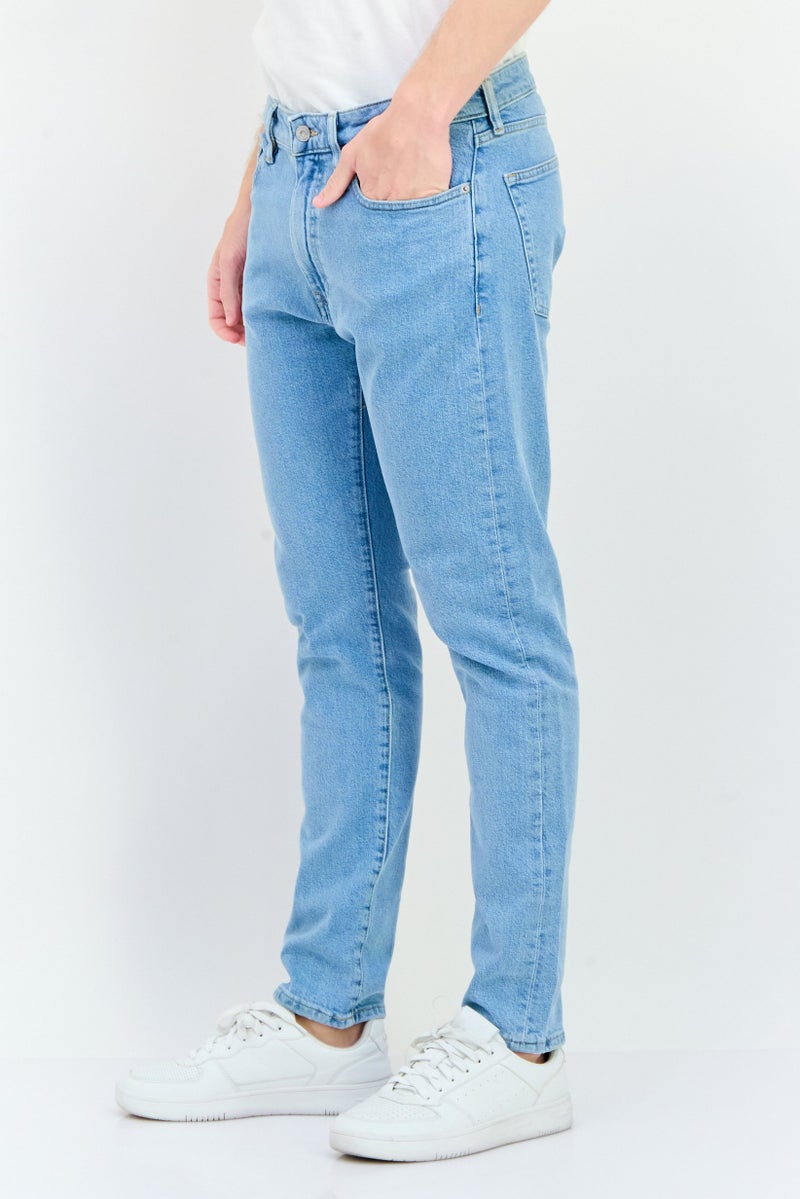 DOCKERS Men Skinny Fit Washed Stretchable Denim Jeans, Blue  - Image 2