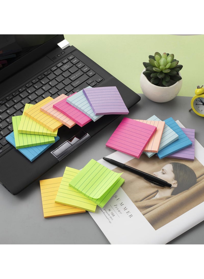 فلوشرينيك 720 قطعة من الملاحظات اللاصقة ， مجموعة الملاحظات اللاصقة ， دفاتر ملاحظات لاصقة ذاتية الالتصاق، ملاحظات مناسبة للمكاتب والمنازل والمدارس ， 45 ورقة/عبوة، 16 عبوة - Image 4