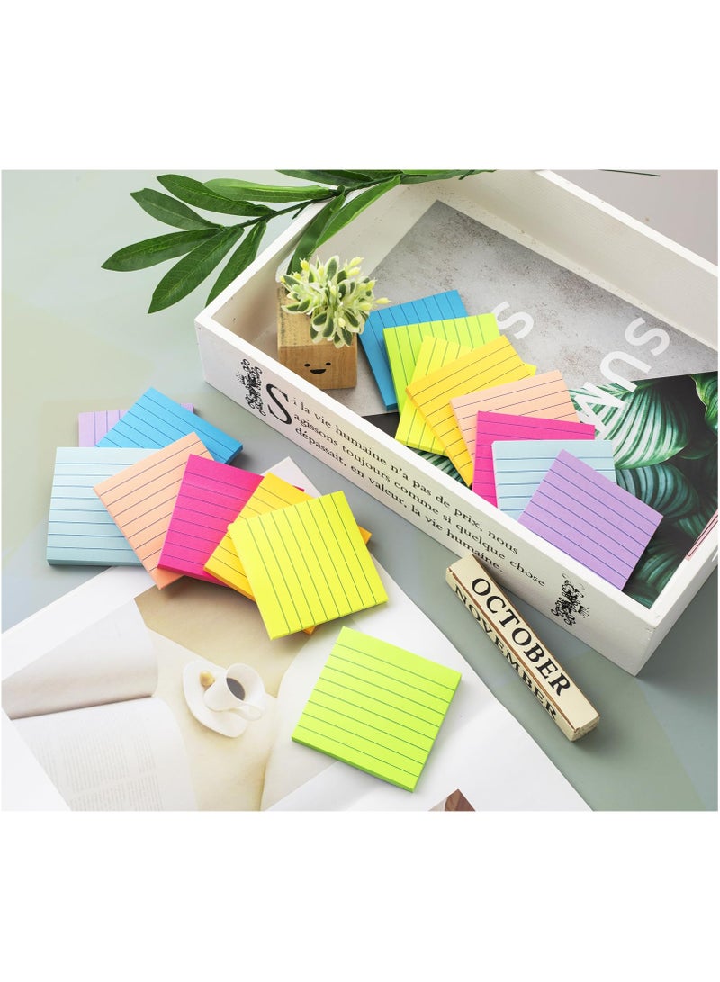 فلوشرينيك 720 قطعة من الملاحظات اللاصقة ， مجموعة الملاحظات اللاصقة ， دفاتر ملاحظات لاصقة ذاتية الالتصاق، ملاحظات مناسبة للمكاتب والمنازل والمدارس ， 45 ورقة/عبوة، 16 عبوة - Image 5